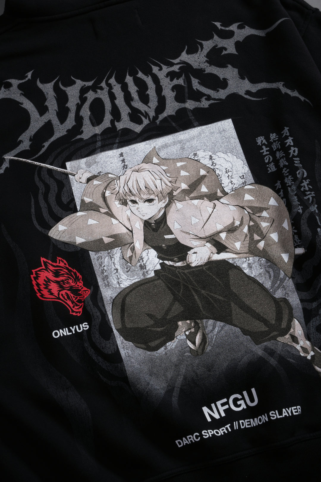 Zenitsu NFGU "Pierce" Hoodie in Black