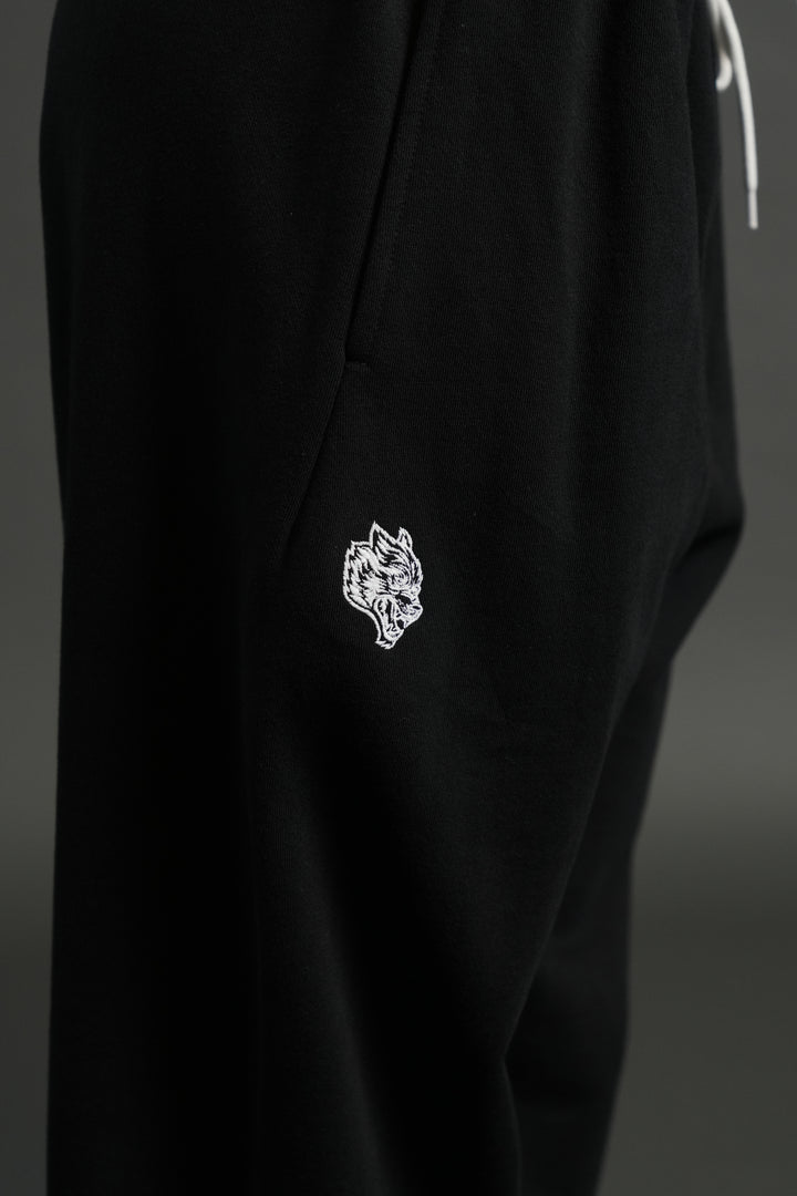 Dual Lounger Unisex Sweat Pants in Black