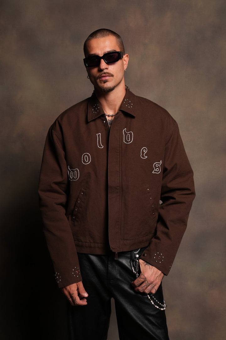 Rosario Arlo Jacket In Mojave Brown