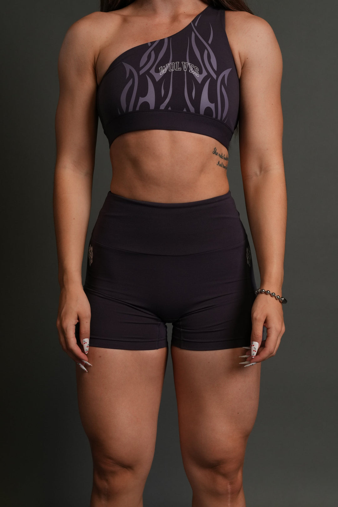 Dual Finite Code Beau Shorts in Phantom Purple