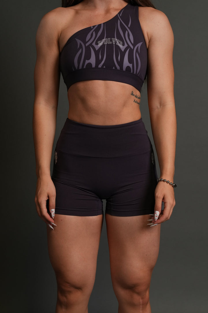 Dual Finite Code Beau Shorts in Phantom Purple