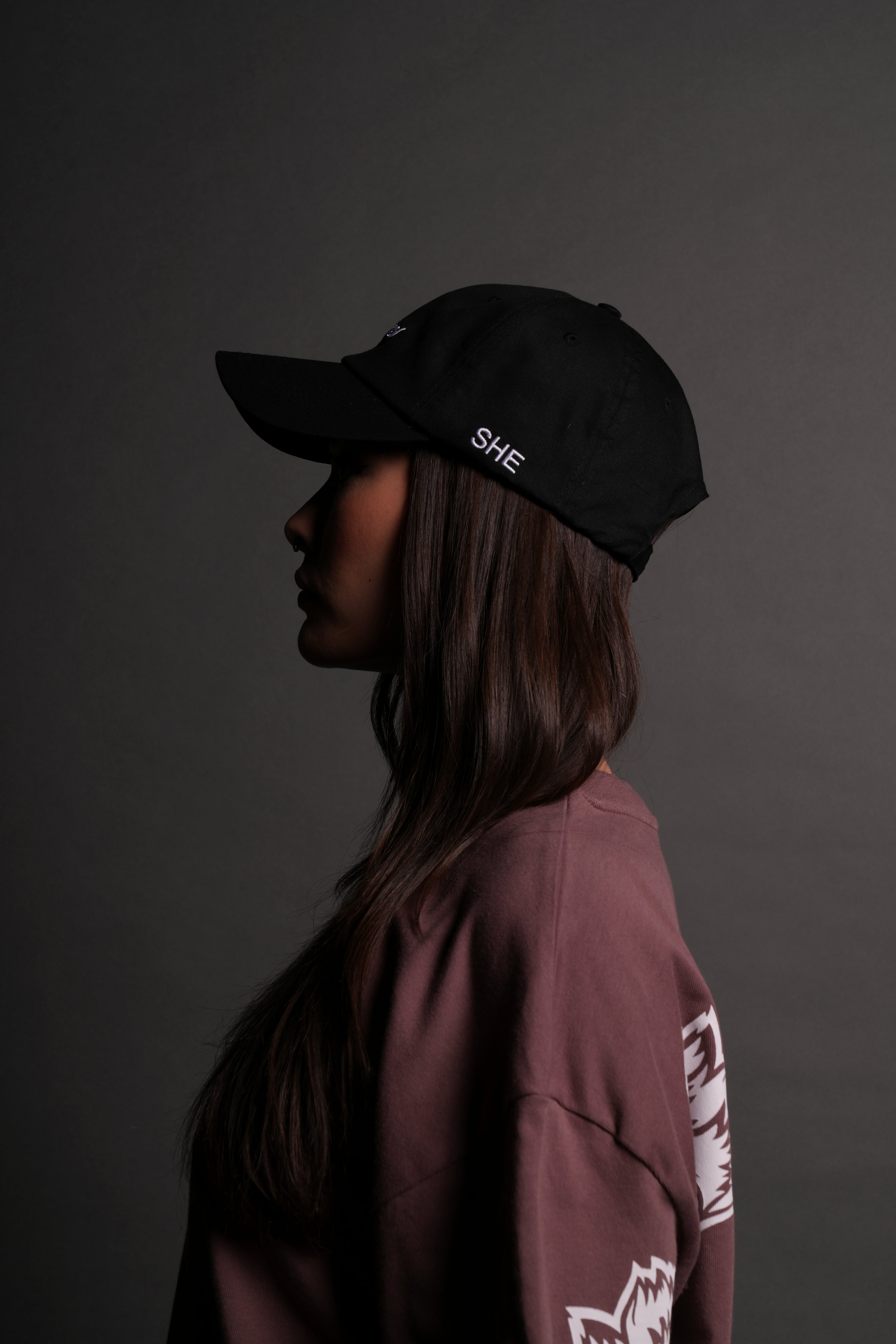 She Wolves V2 Dad Hat in Black