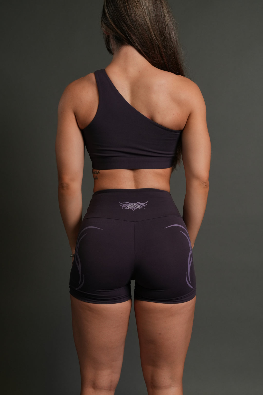 Dual Finite Code Beau Shorts in Phantom Purple