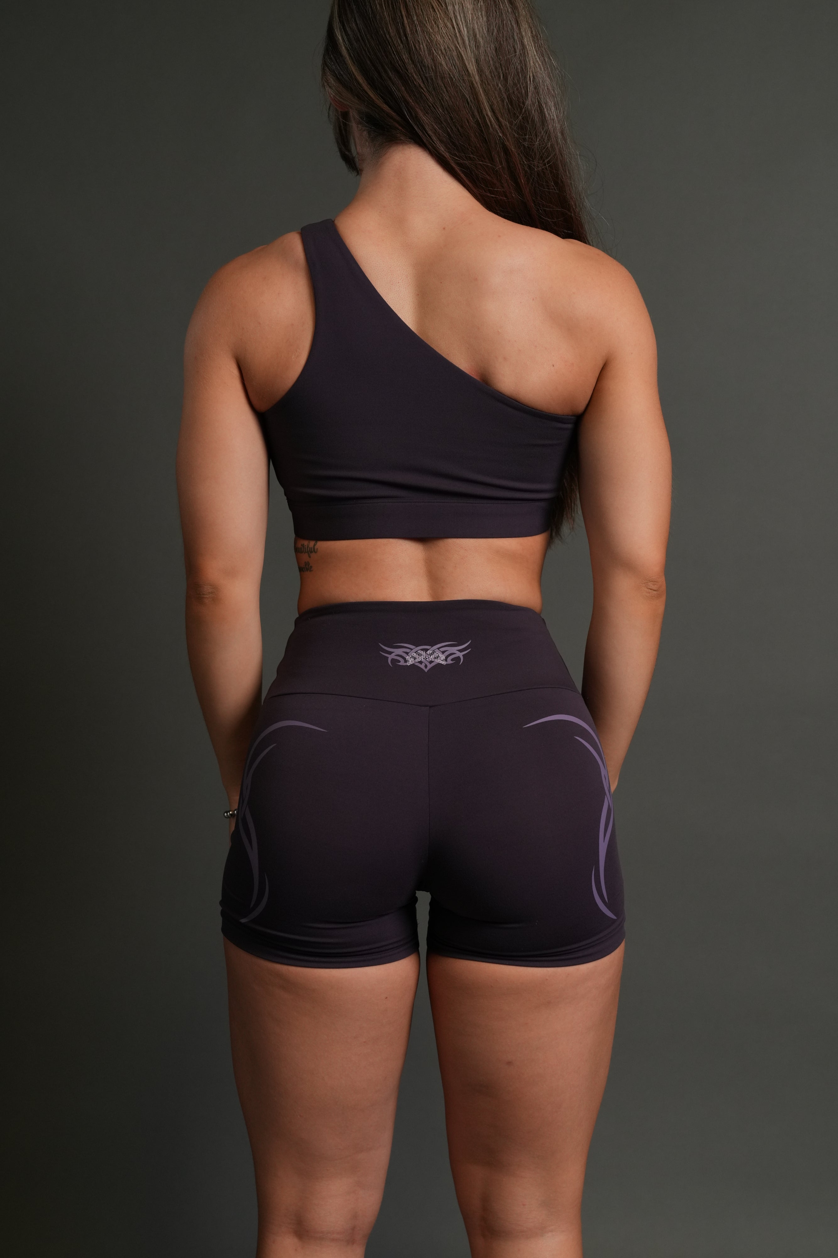 Dual Finite Code Beau Shorts in Phantom Purple