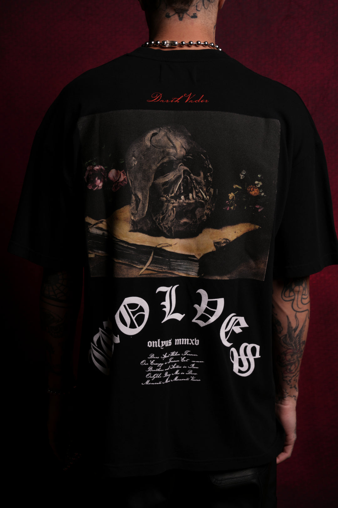 Ashes Of The Dark Lord "Premium" Oversized Tee in Black