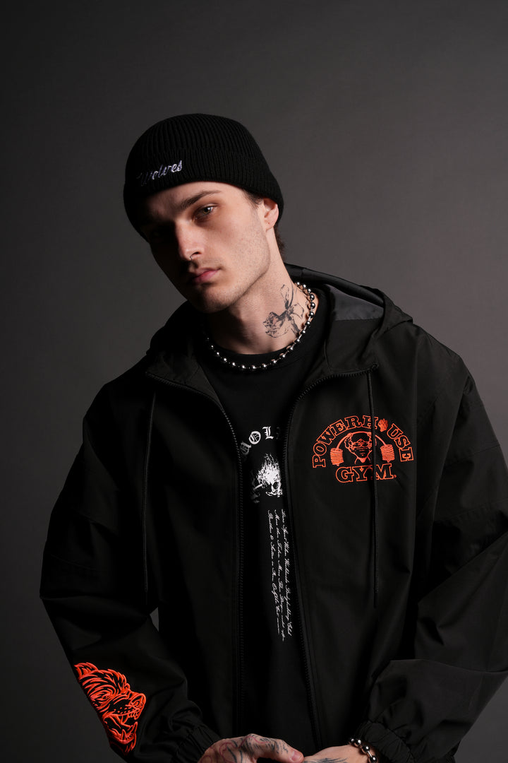 Wolves House Brolic Track Jacket in Black