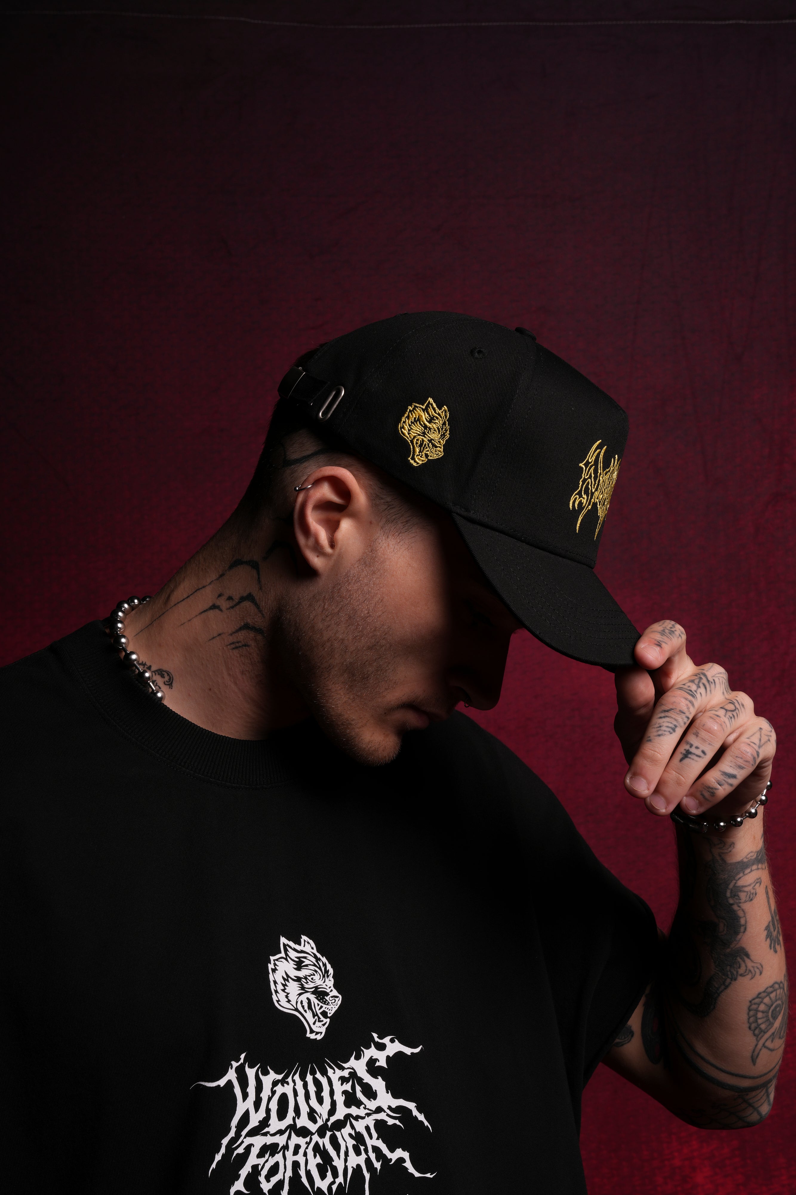 Hesh Forever 5 Panel Hat in Black