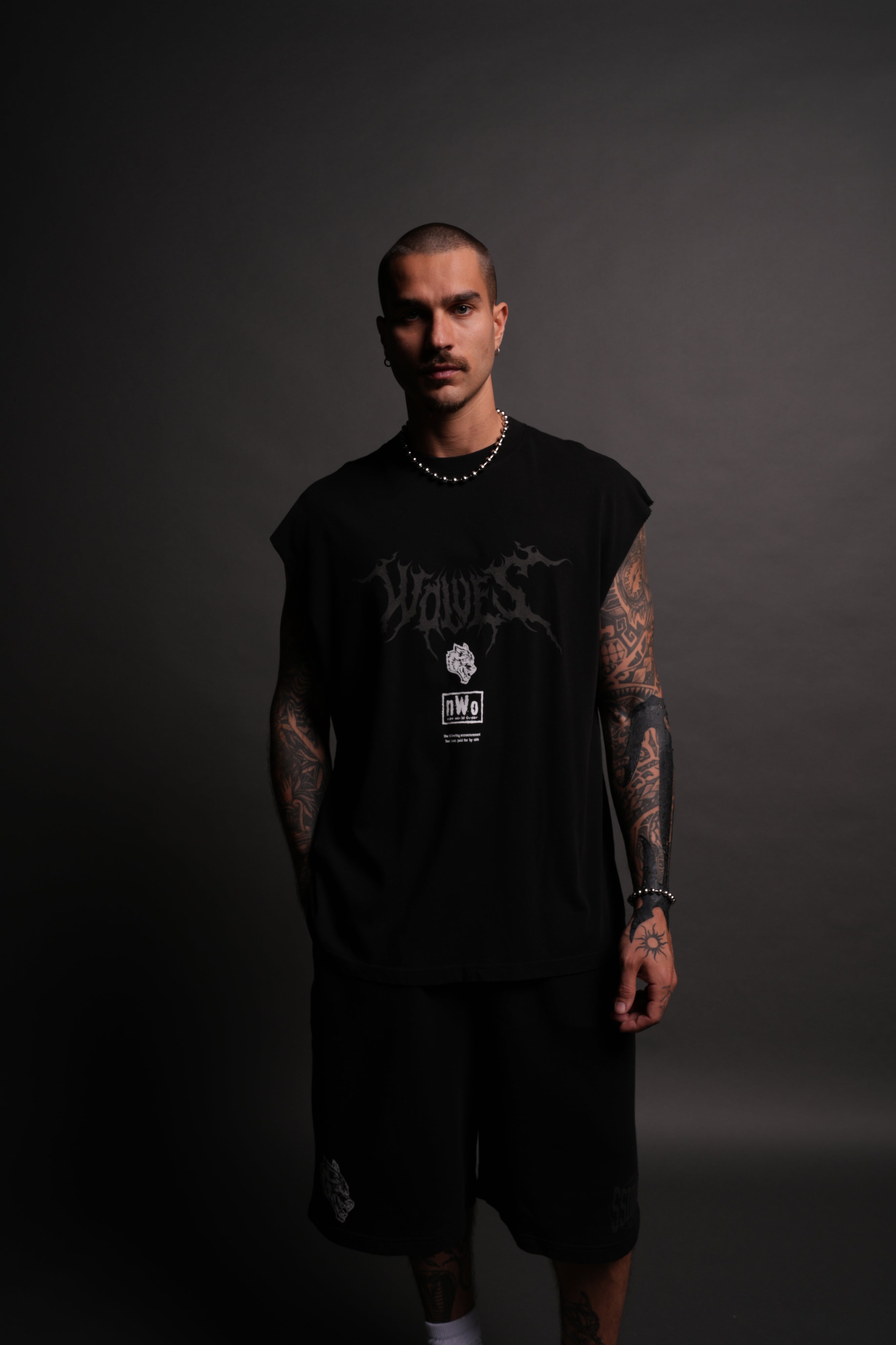 For Life "Premium" Muscle Tee in Black