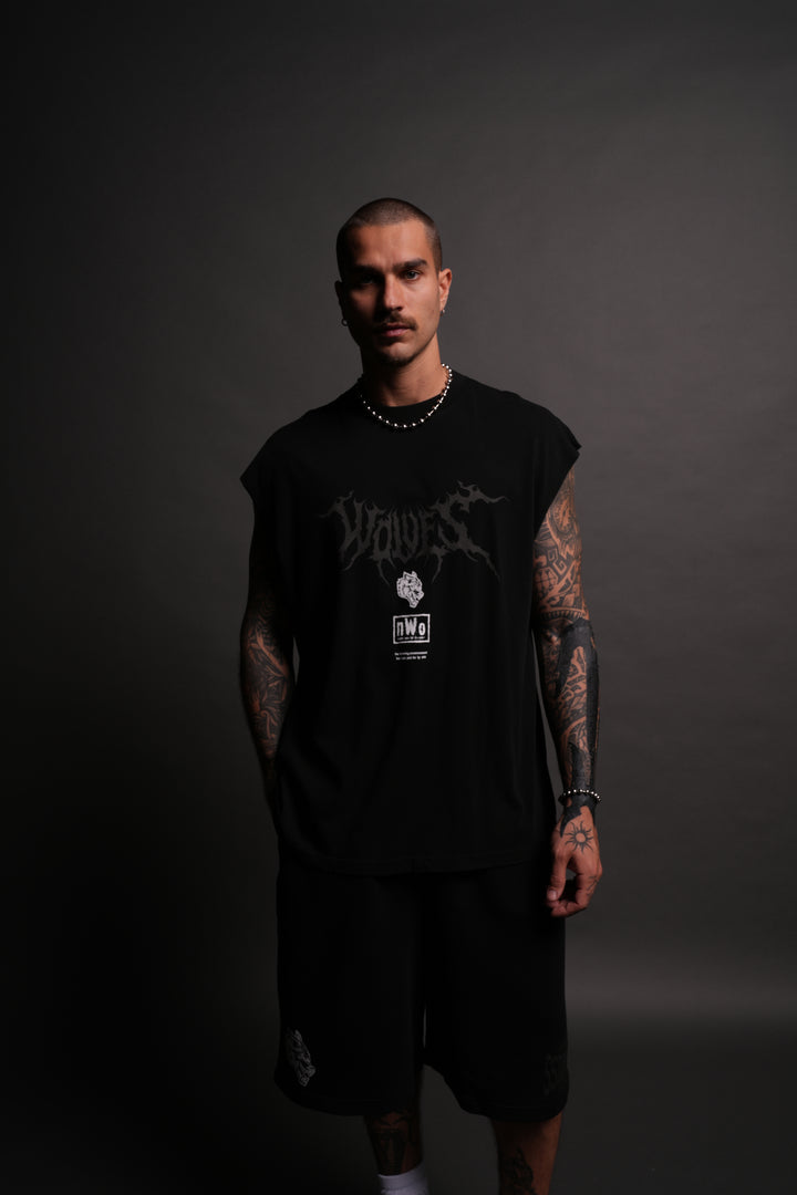 For Life "Premium" Muscle Tee in Black