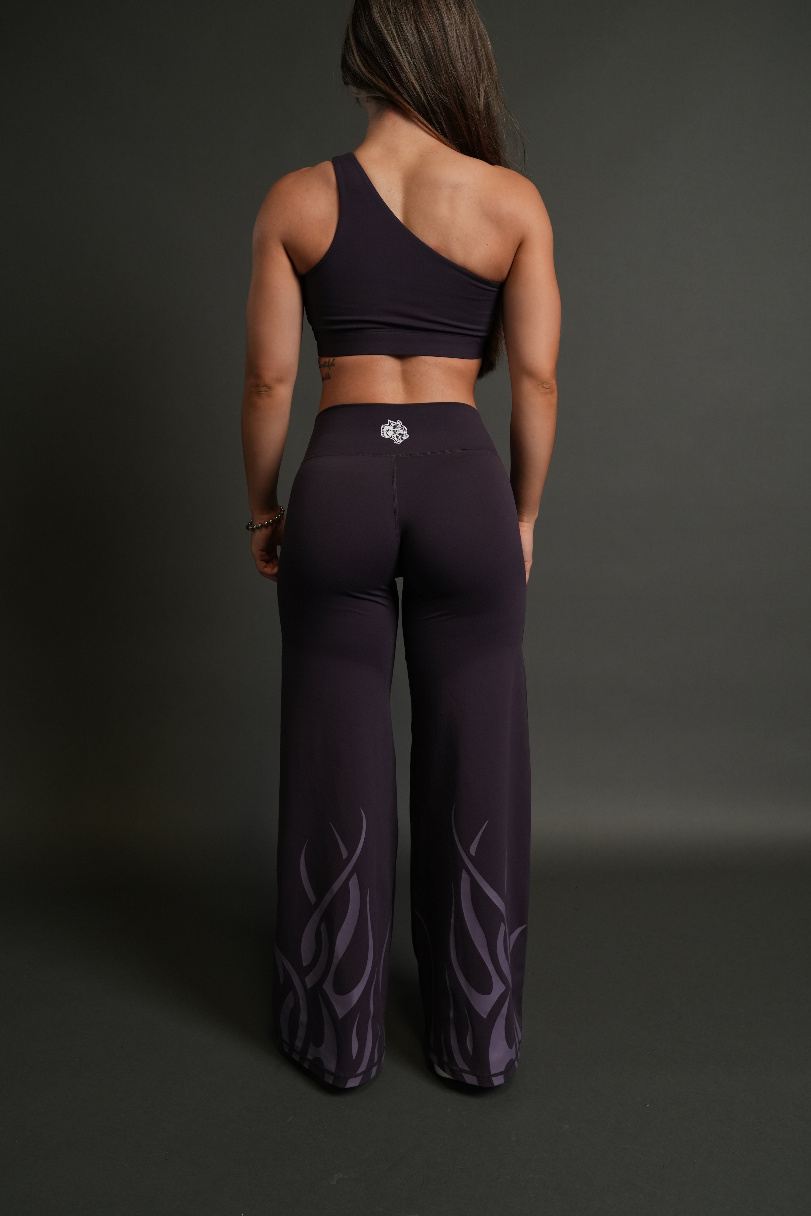 Finite Flame Wide Leg Energy Pants in Phantom Purple