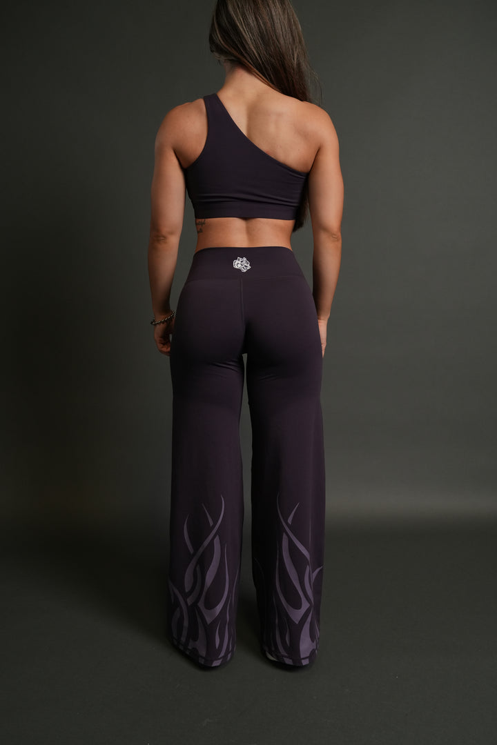Finite Flame Wide Leg Energy Pants in Phantom Purple