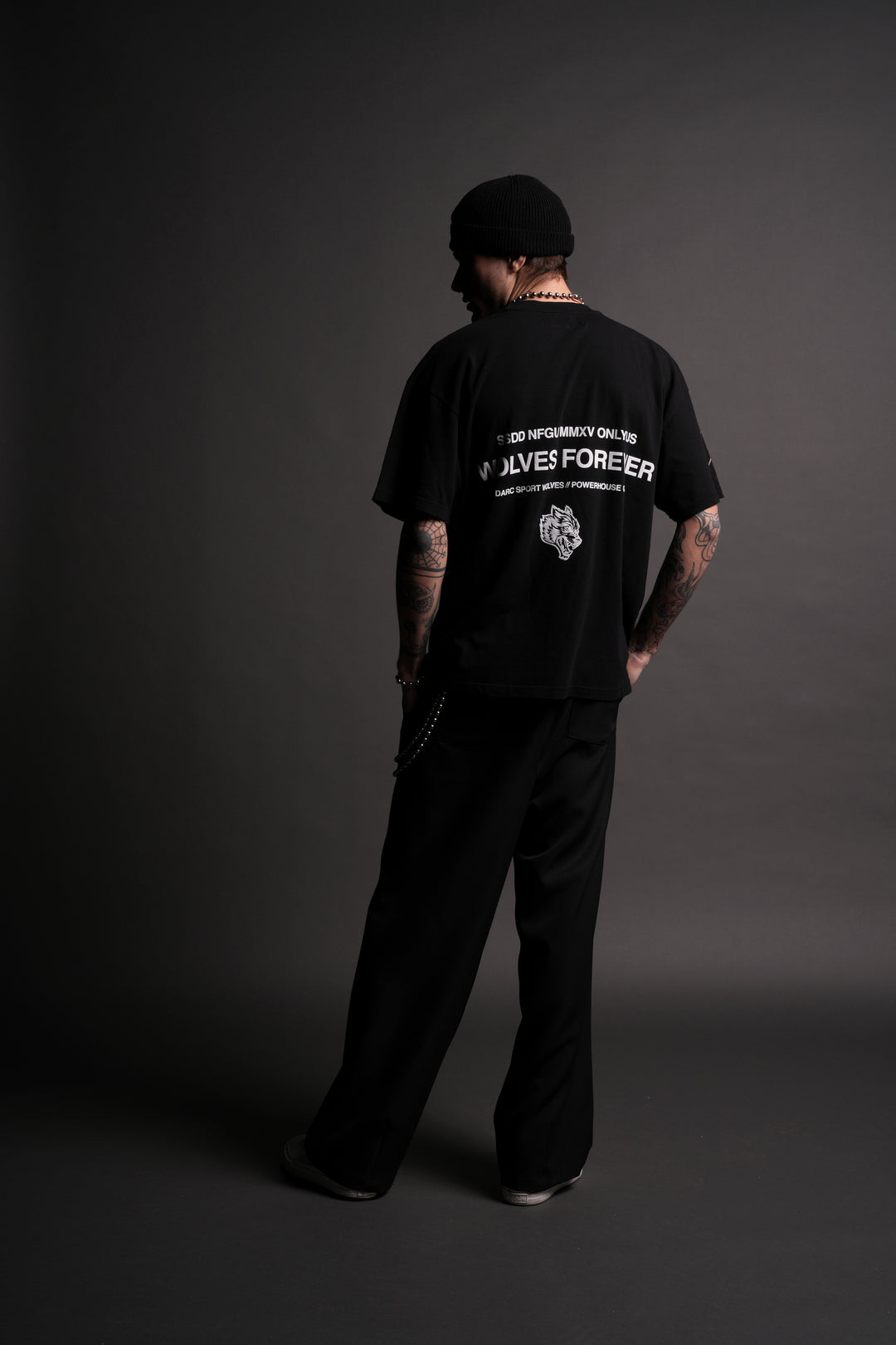 Light Your Fire "Premium" Oversized Tee in Black