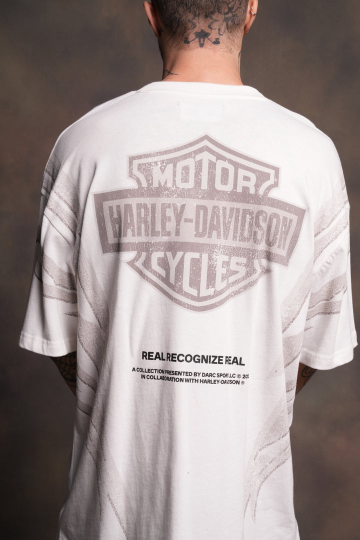 Real Recognize Real Unisex Premium Oversized Tee in Cream