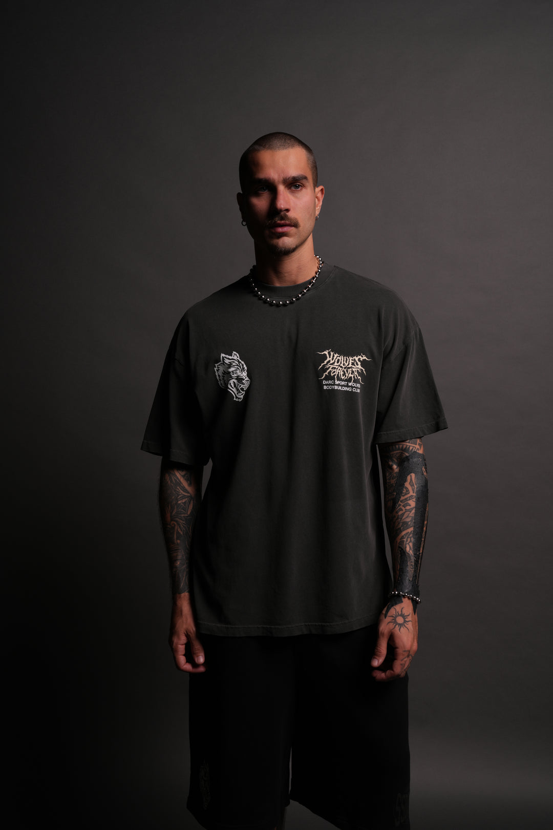SSDD V2 "Premium" Oversized Tee in Wolf Gray