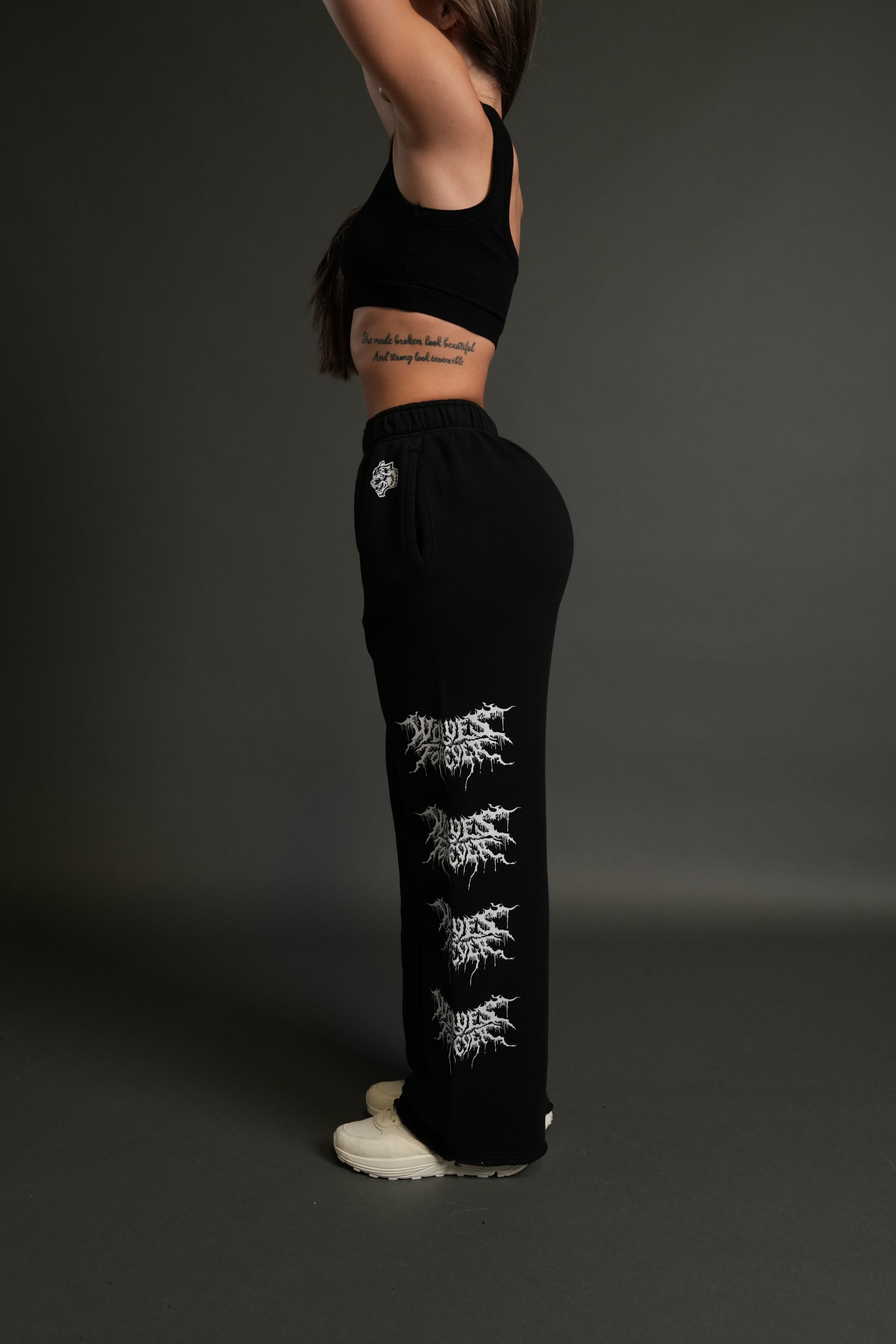 Drip Hesh Couture Sweats in Black