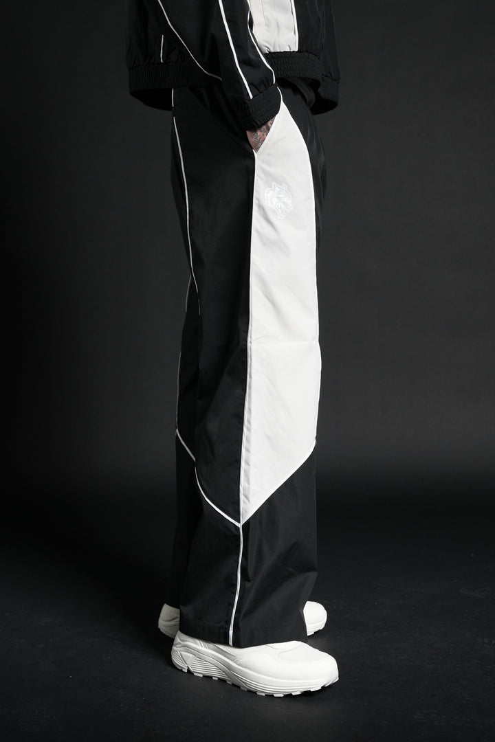 Dual Wolf Men's Quinn Track Pant in Black/Sand