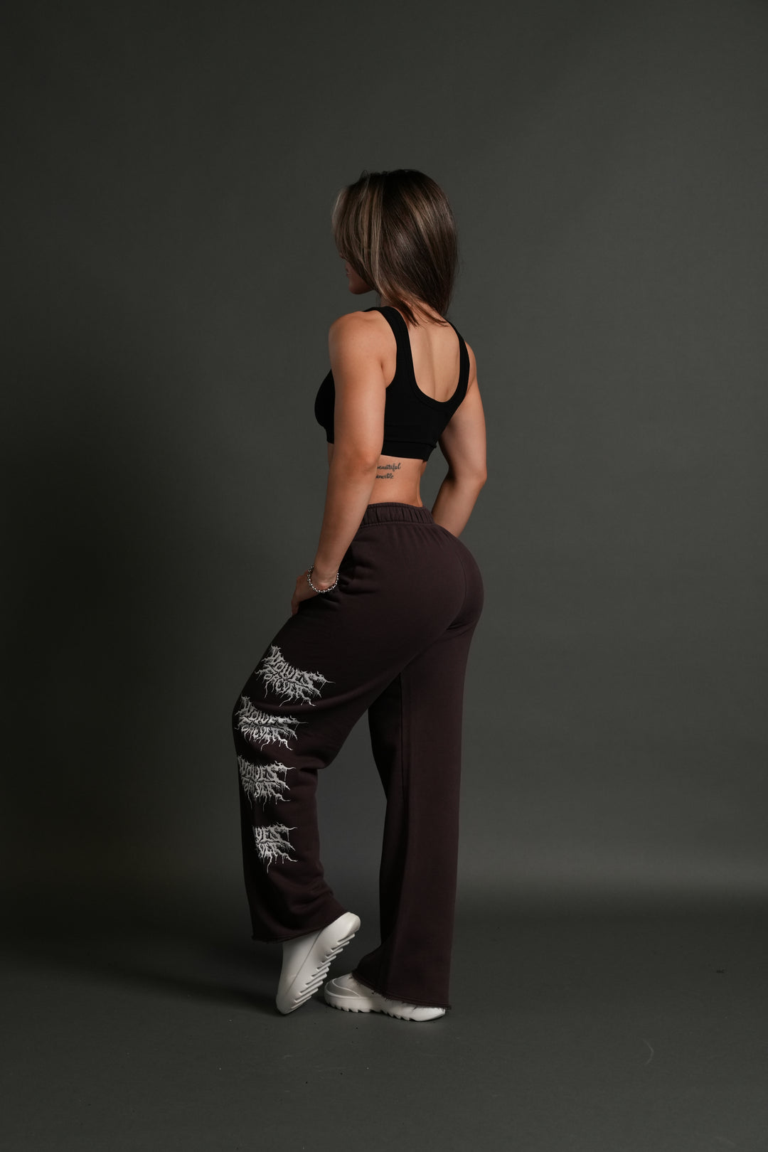 Drip Hesh Couture Sweats in Darc Garnet