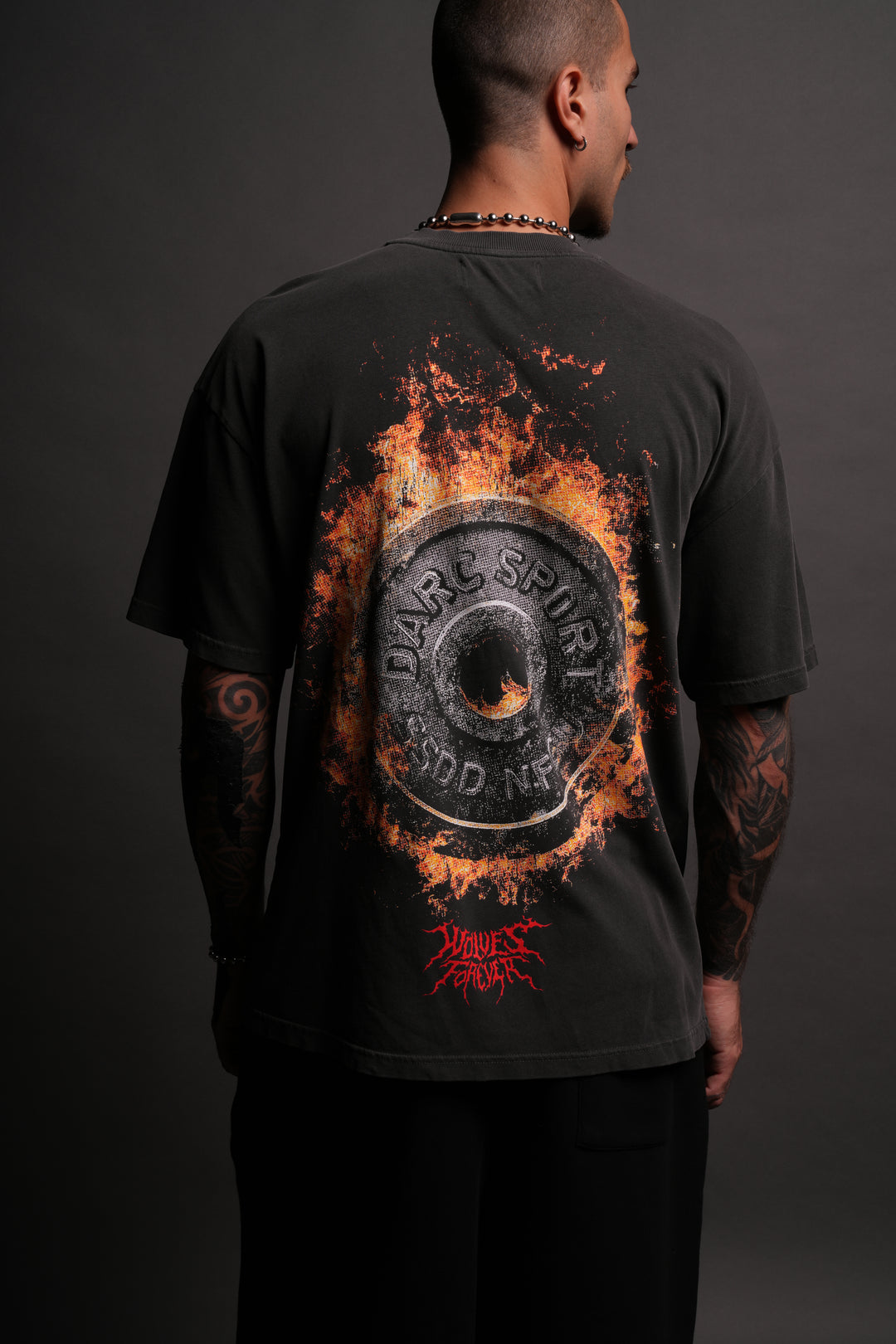 SSDD V2 "Premium" Oversized Tee in Wolf Gray