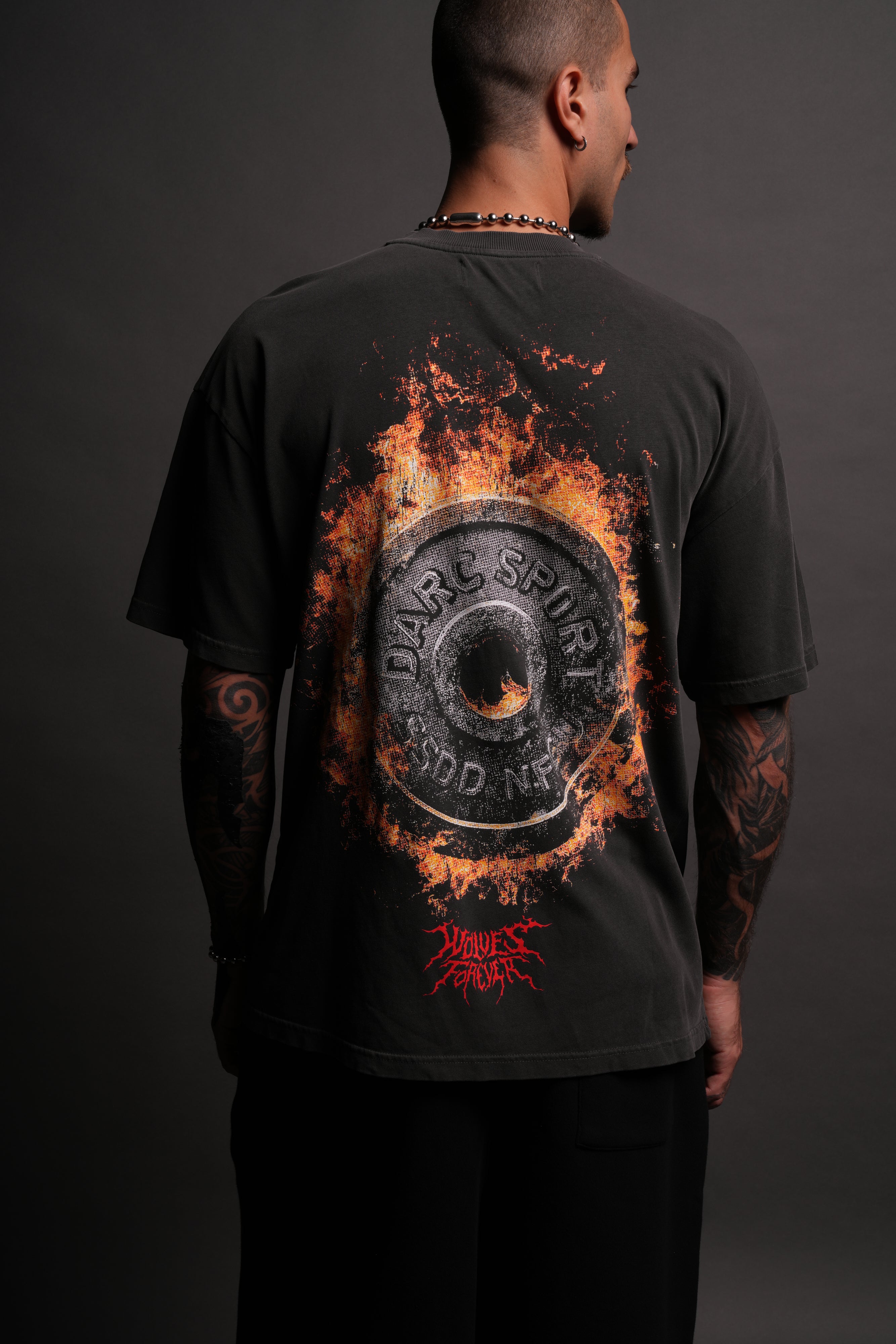SSDD V2 "Premium" Oversized Tee in Wolf Gray