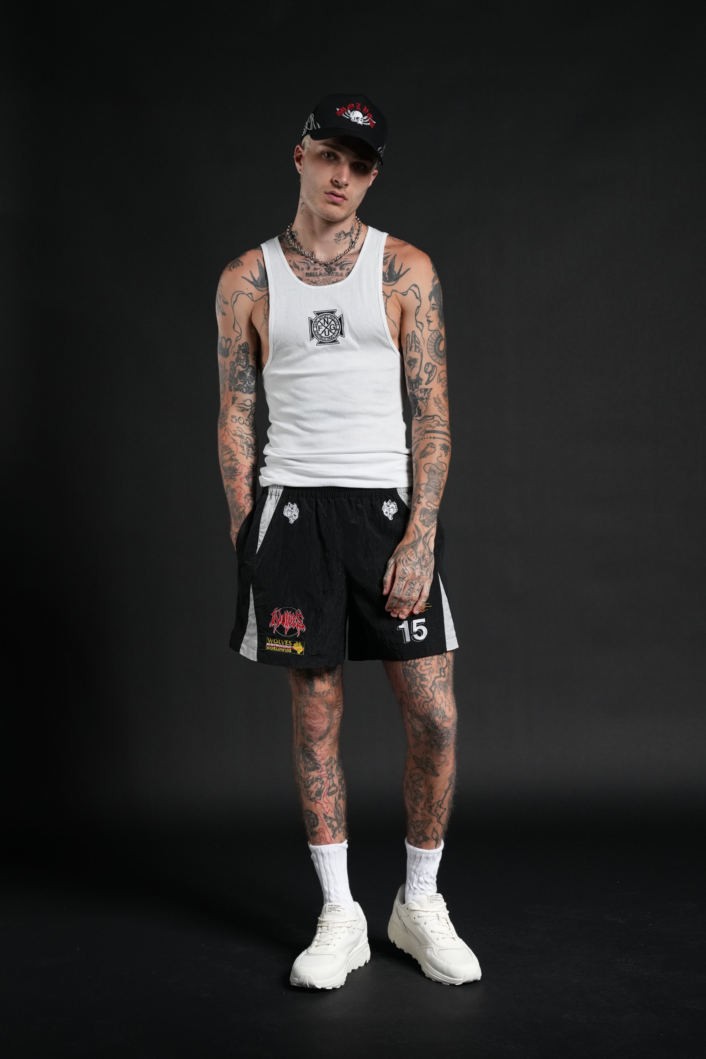 You Underestimate My Power Zdan Shorts in Black