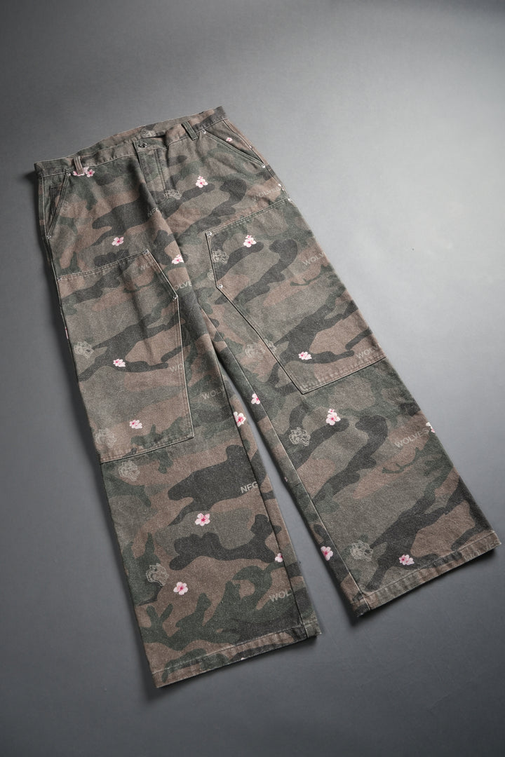 Wolves Chopper Hoffa V2 Pants in Vintage Blossom Woodland Camo