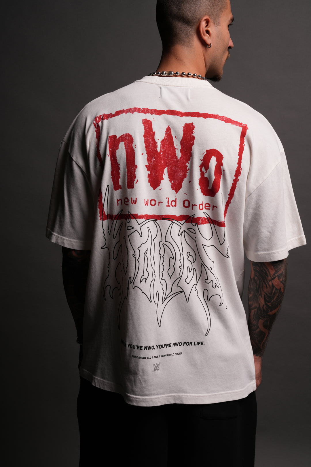 NWO "Premium" Oversized Tee in Cream