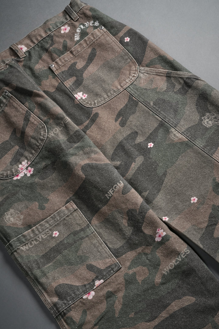 Wolves Chopper Hoffa V2 Pants in Vintage Blossom Woodland Camo