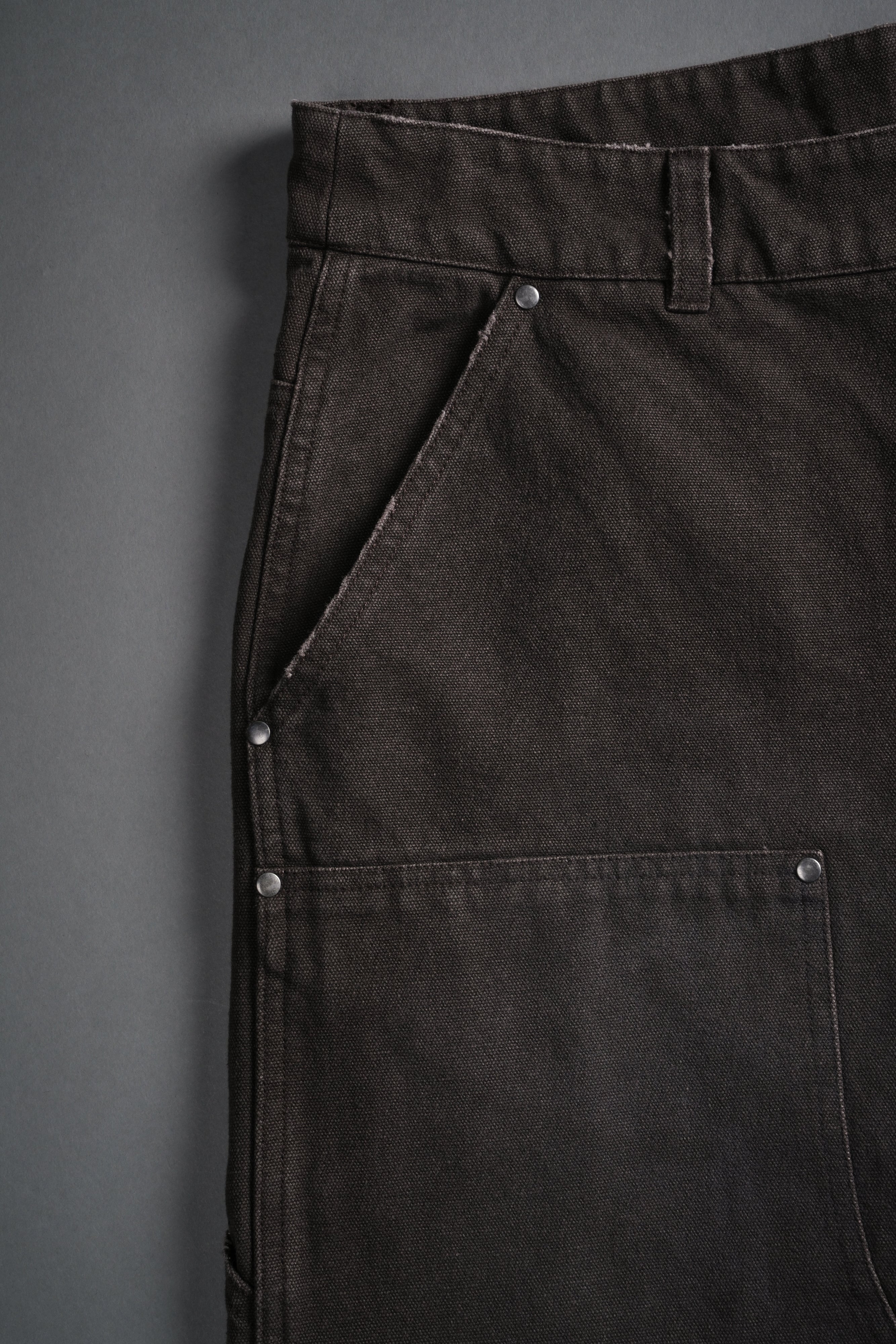 Core Chopper Raw Hem Hoffa Shorts in Darc Brown