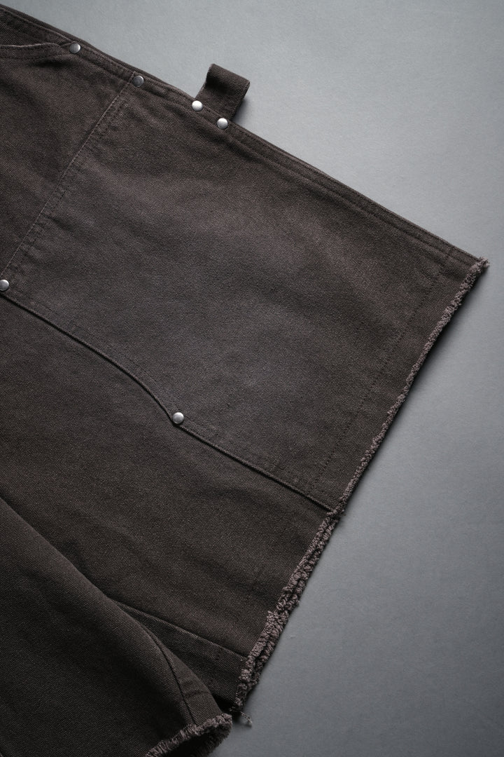 Core Chopper Raw Hem Hoffa Shorts in Darc Brown