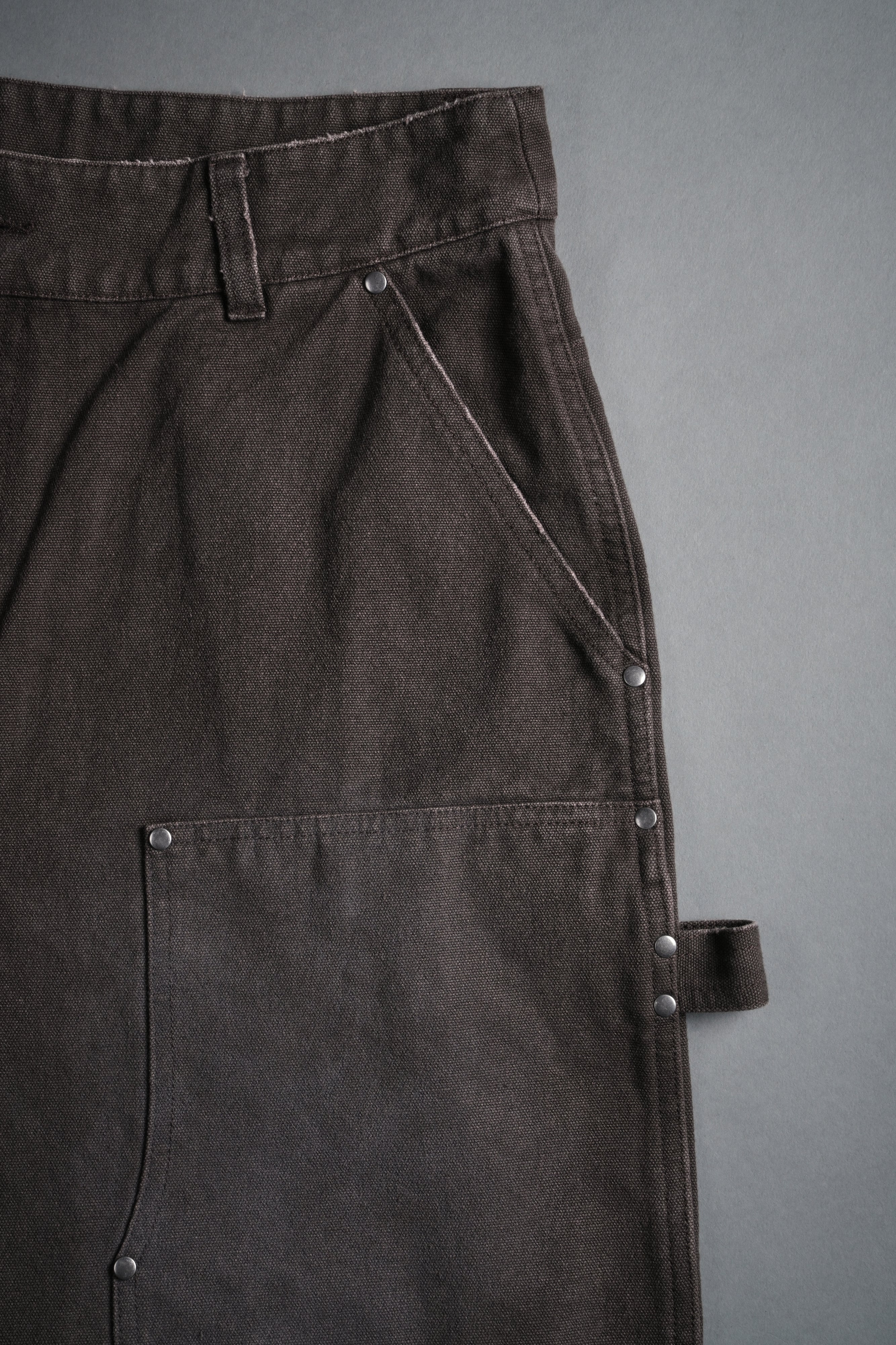 Core Chopper Raw Hem Hoffa Shorts in Darc Brown