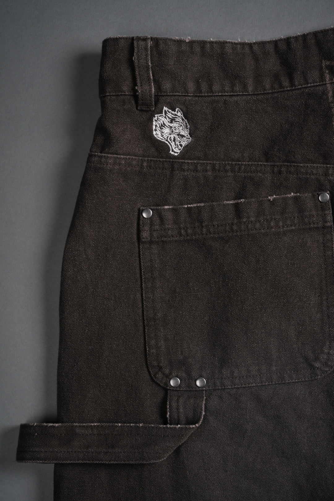 Core Chopper Raw Hem Hoffa Shorts in Darc Brown