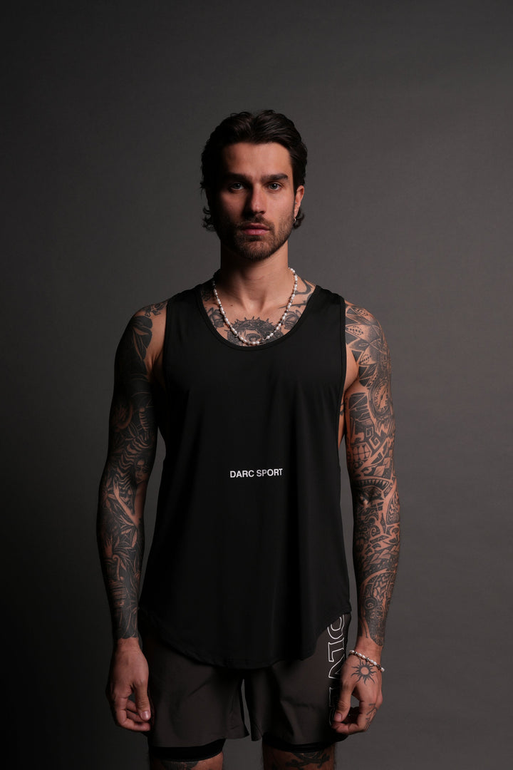 Come Hell Or High Water "Dry Wolf" (Drop) Tank in Black