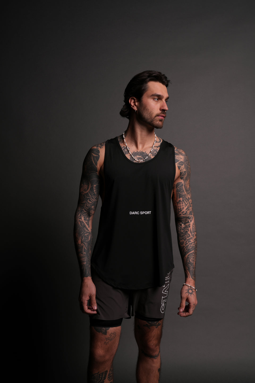 Come Hell Or High Water "Dry Wolf" (Drop) Tank in Black