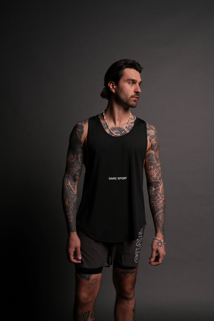 Come Hell Or High Water "Dry Wolf" (Drop) Tank in Black