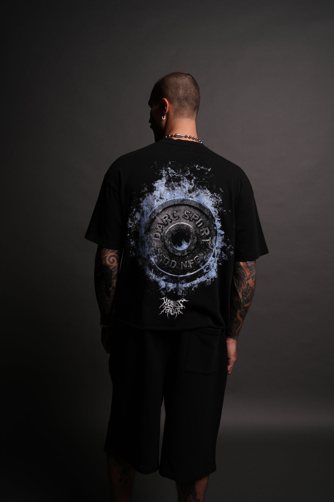 SSDD V2 Premium Raw Hem "Box Cut" Tee in Black