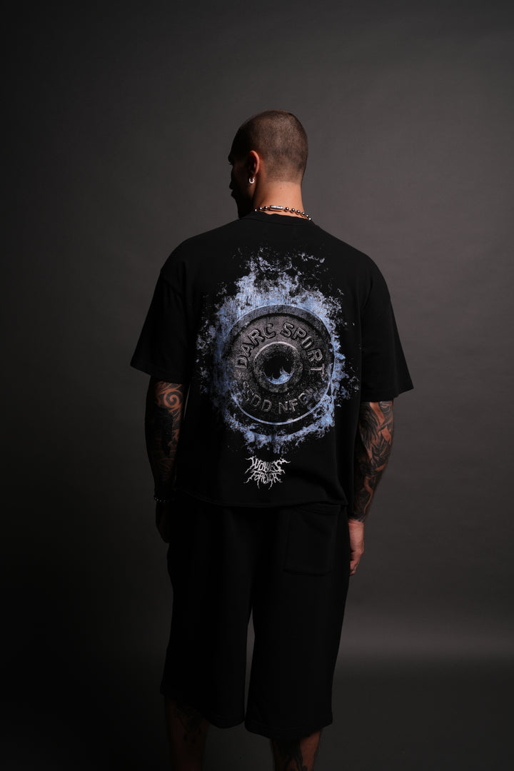 SSDD V2 Premium Raw Hem "Box Cut" Tee in Black