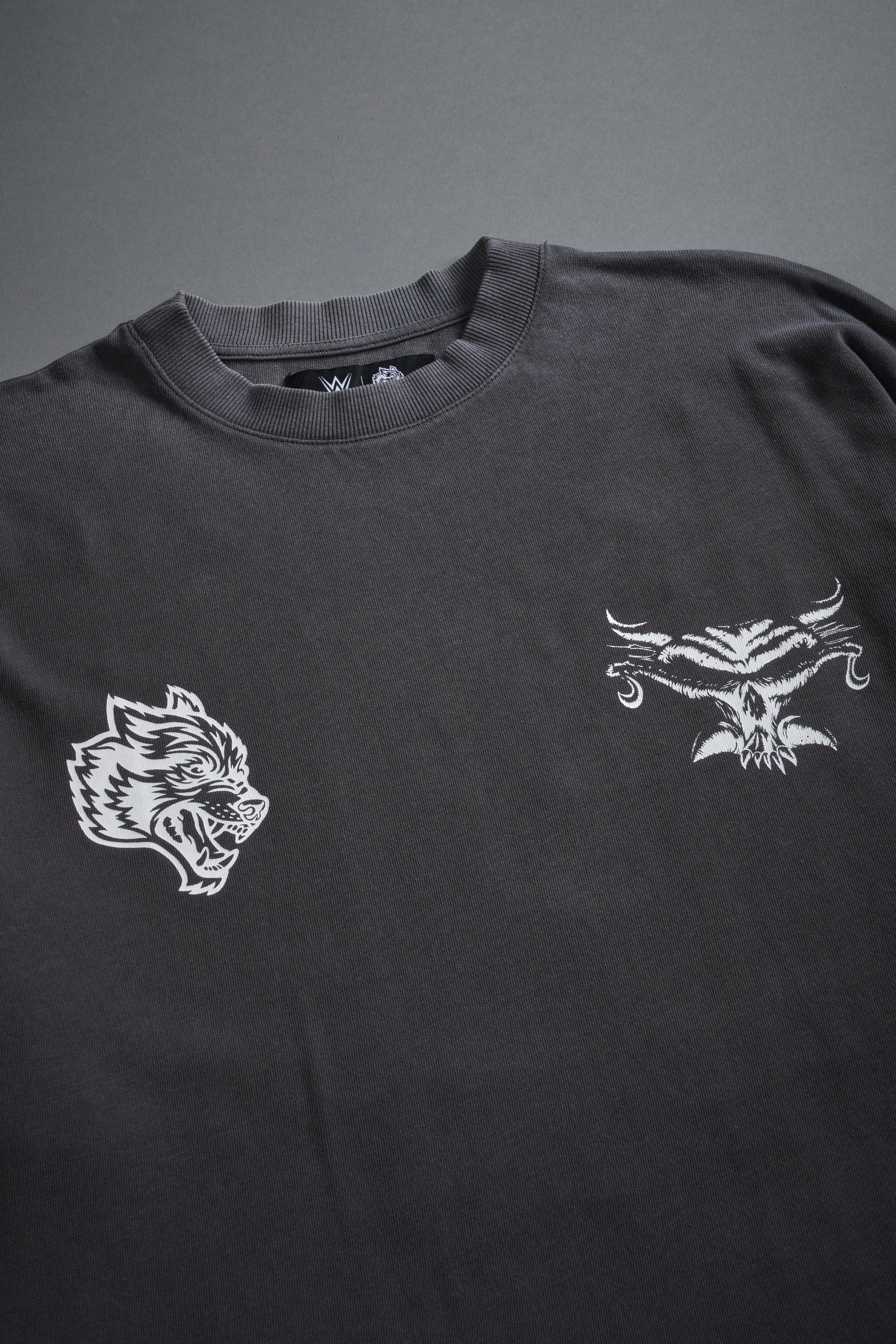 Feed the Beast Premium Oversized Tee in Wolf Gray