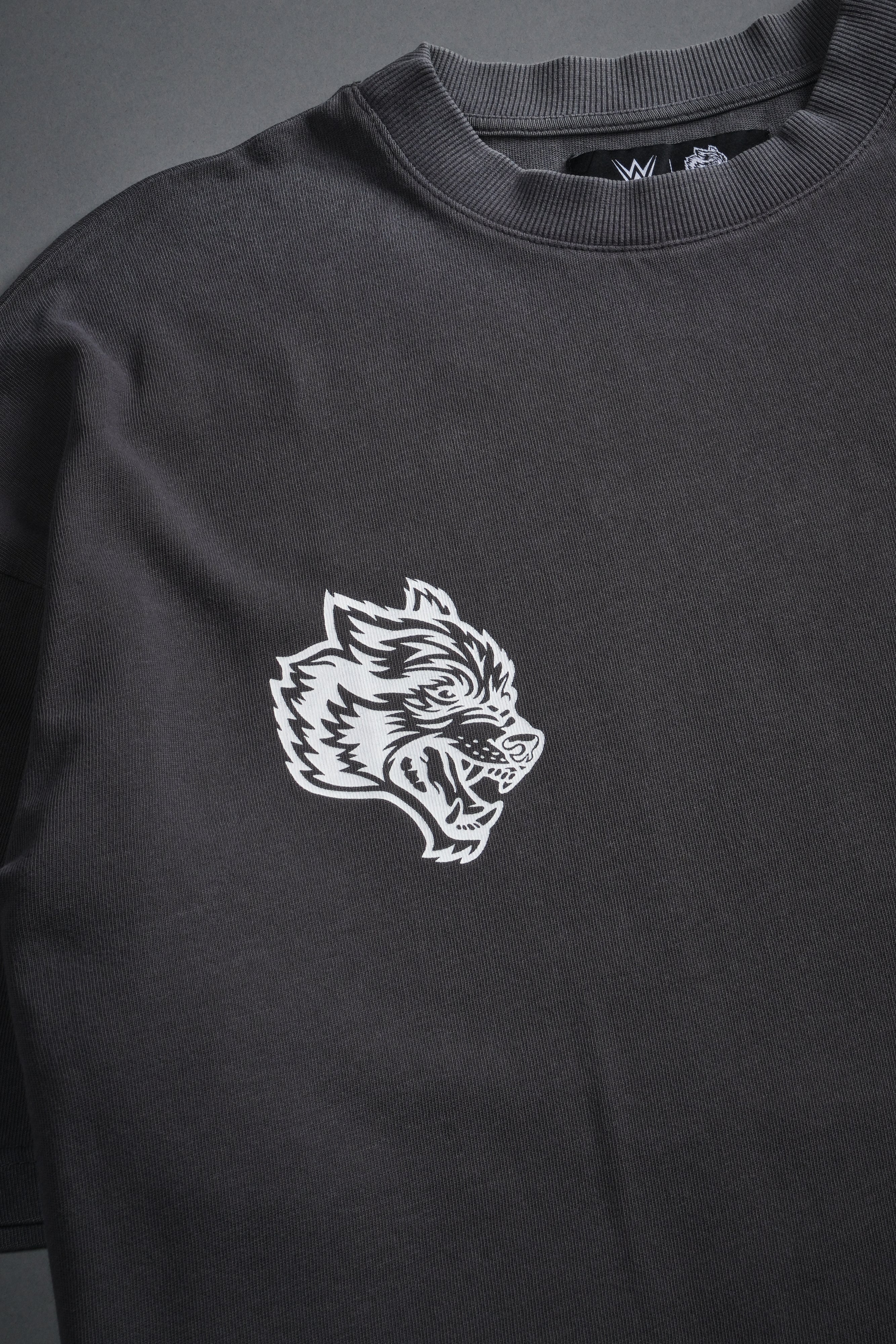 Feed the Beast Premium Oversized Tee in Wolf Gray