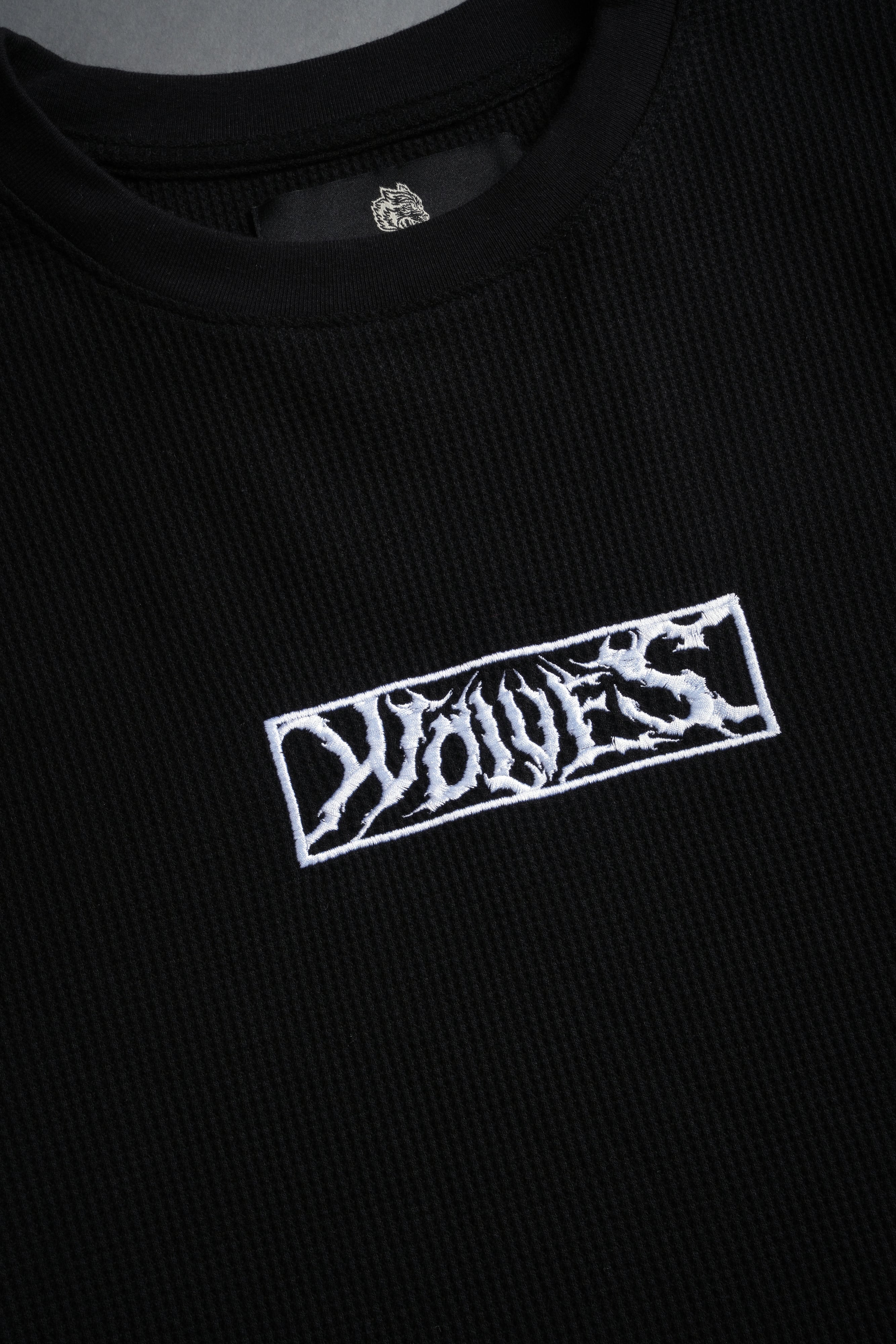 Midnight Wolves Lightweight Thermal in Black