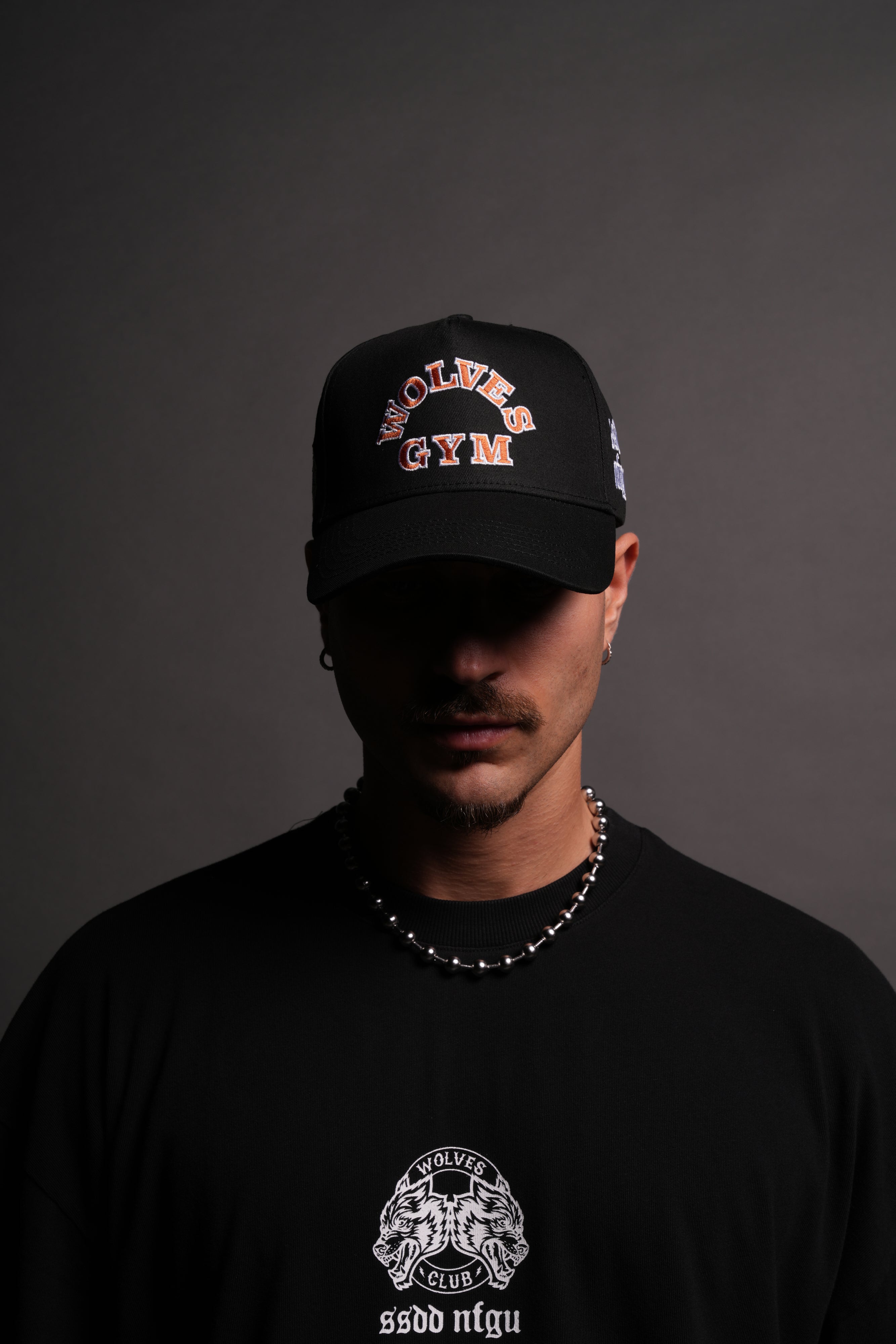 Wolves Gym V2 5 Panel Hat in Black