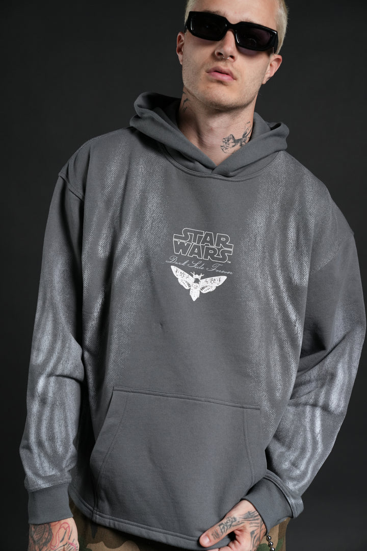 Dark Flame Moaty Hoodie in Slate Gray