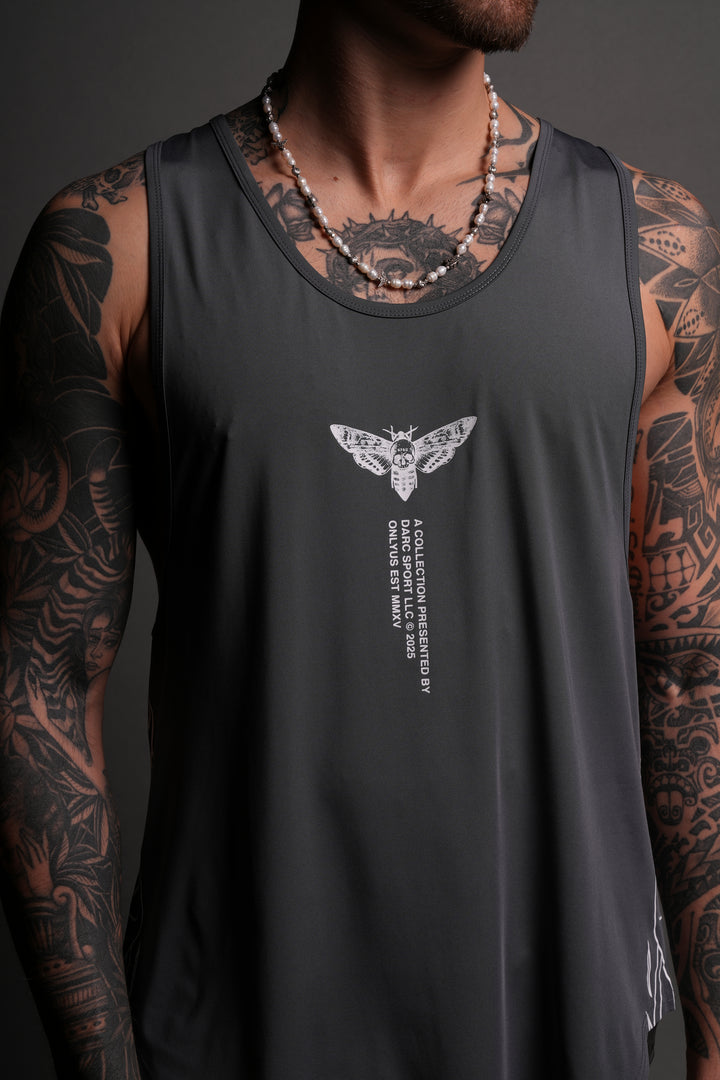 Moth From Above "Dry Wolf" (Drop) Tank in Wolf Gray