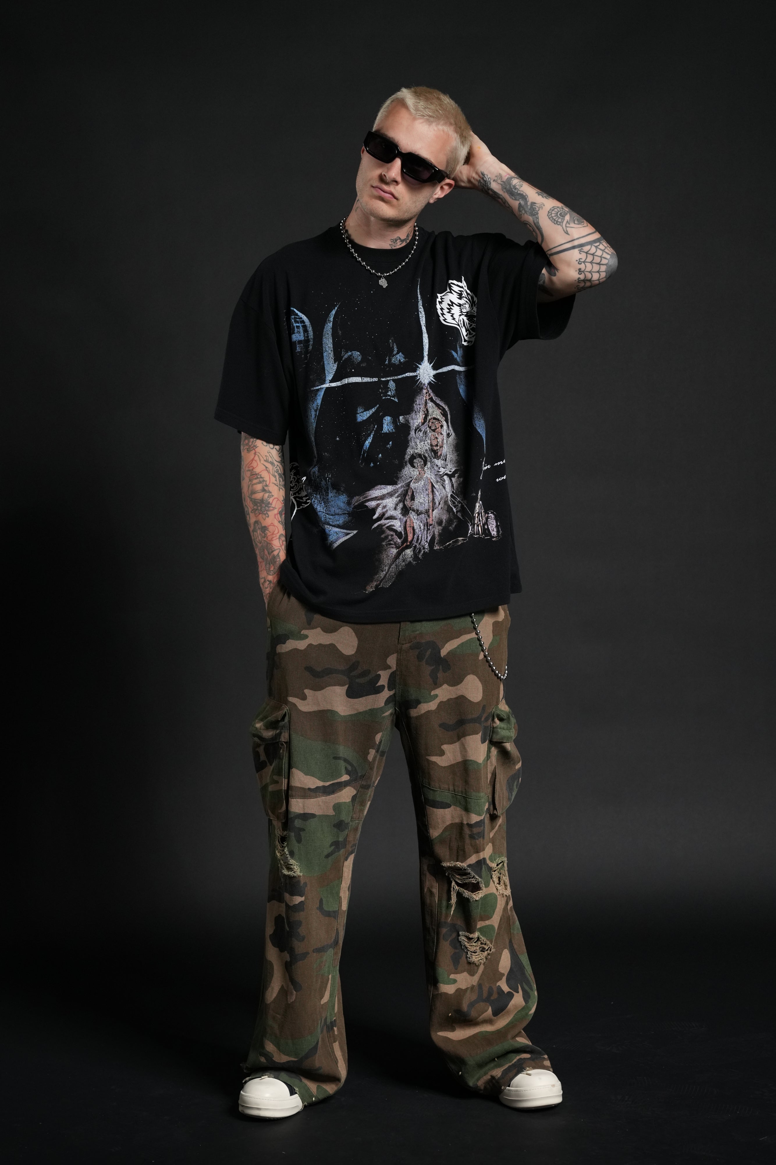 A New Hope "Side-By-Side" Series Premium Tee in Black