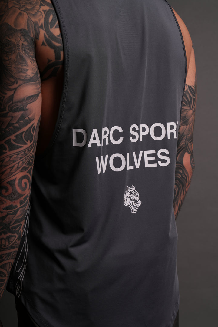 Moth From Above "Dry Wolf" (Drop) Tank in Wolf Gray