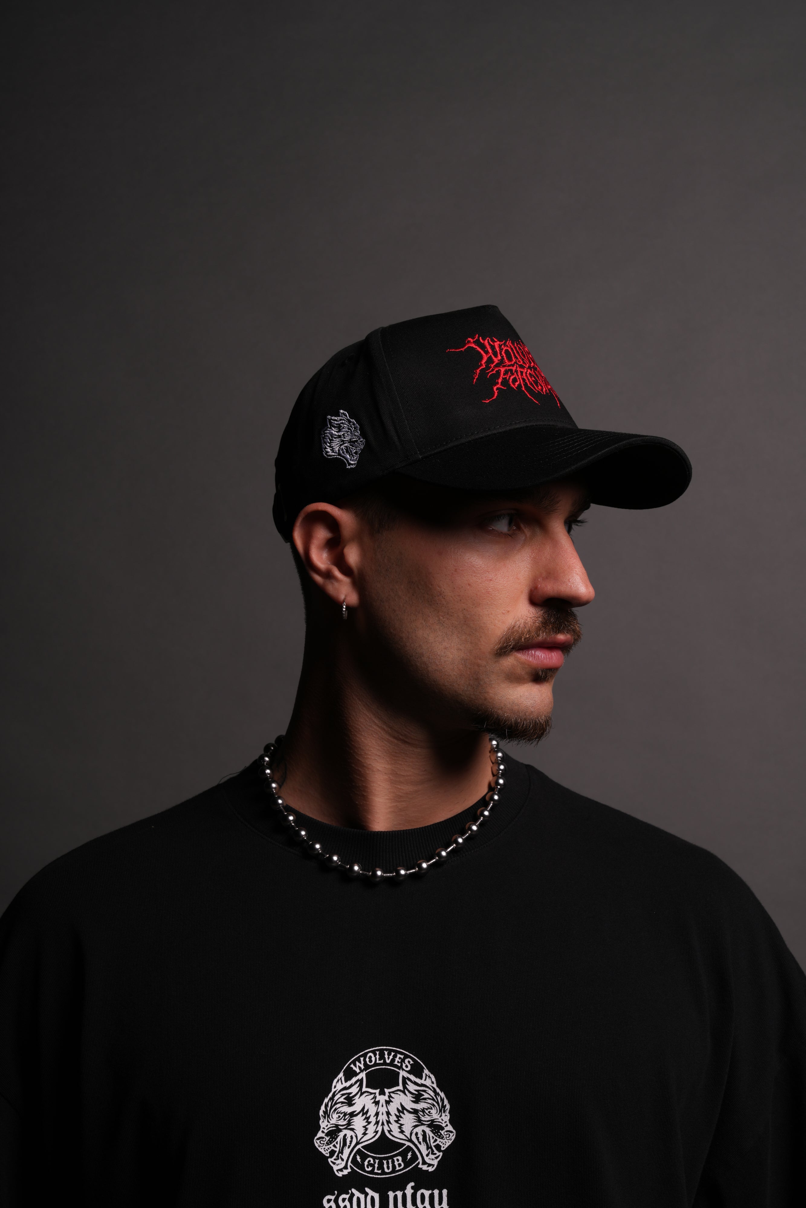 Forged 5 Panel Hat in Black