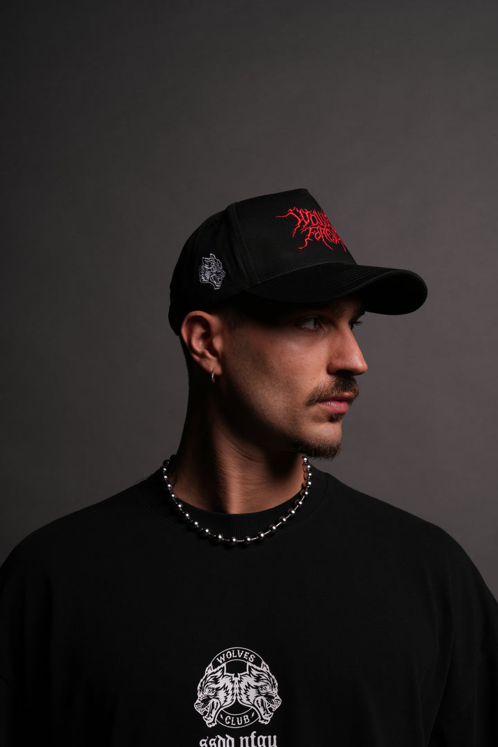 Forged 5 Panel Hat in Black