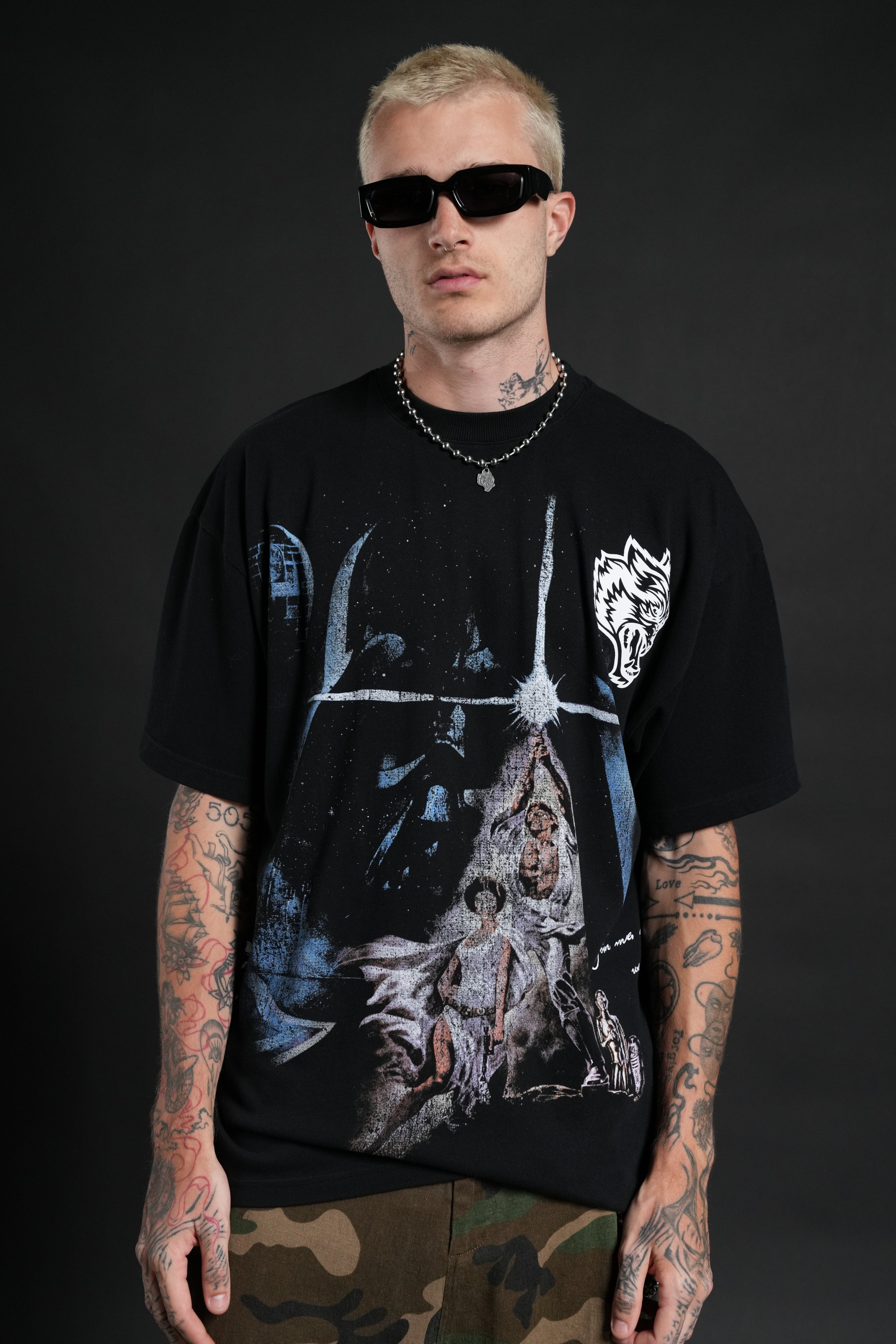 A New Hope "Side-By-Side" Series Premium Tee in Black