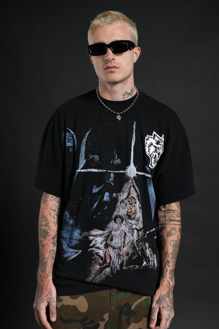 A New Hope "Side-By-Side" Series Premium Tee in Black