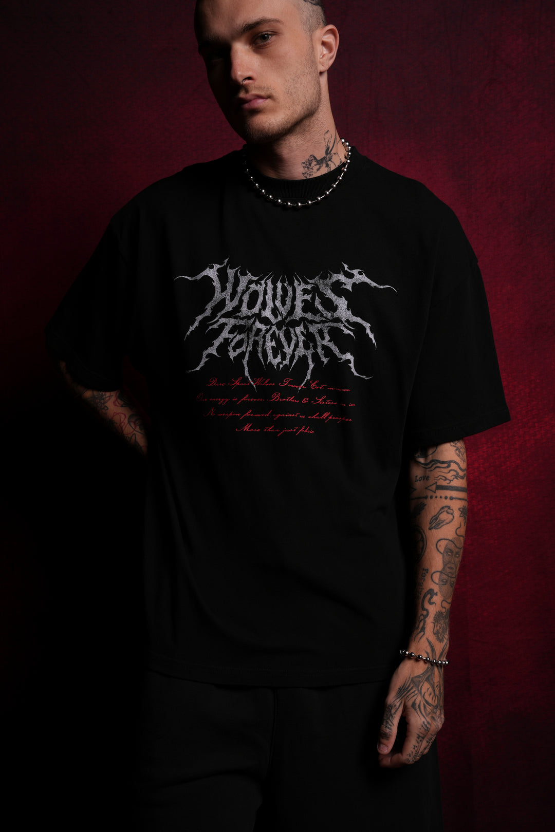 Dark Legion "Premium" Oversized Tee in Black