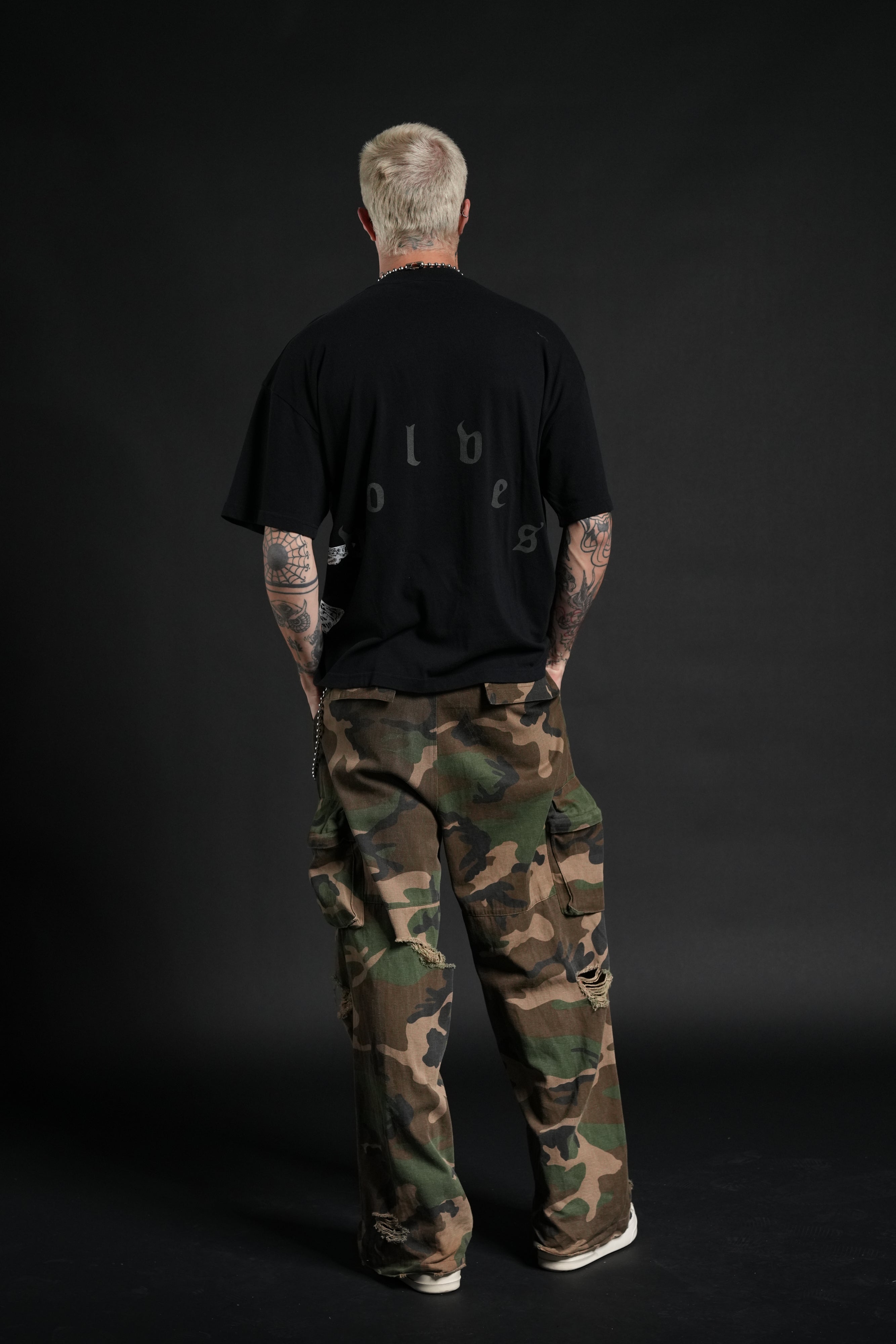 The Phantom Menace "Side-By-Side" Series Premium Tee in Black